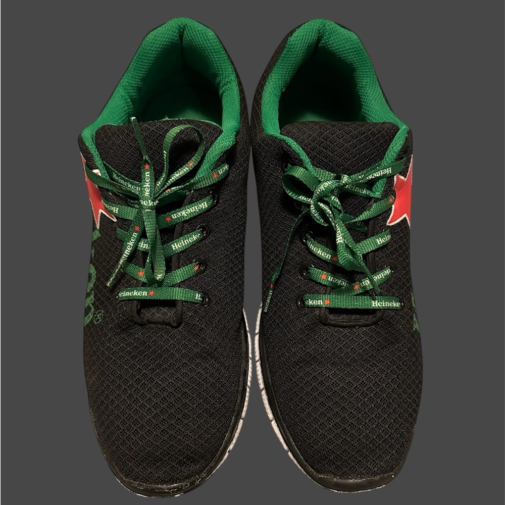 HEINEKEN BRAND RUNNING SHOES MENS SIZE 13 RARE PROMO ITEM - Picture 2 of 4